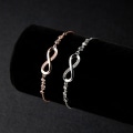 Miniatyrbilde 4 av 5: Sølv Justerbar Stilig Tennisarmbånd for Kvinner Kone Mor Døtre Venner Kjærester