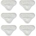 Miniatyrbild 1 av 4: Paket med 6 rengöringspads för mikrofiberångmopp, kompatibel ersättning för ångmoppar H2O X5 H20 tvättbar