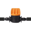 Miniatyrbilde 4 av 5: 20 stk Mini Dryppvanningsventiler for 4/7mm Hageslange med Pigg, 1/4\" Vannstrømsreguleringsventil