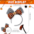 Miniatyrbilde 5 av 5: Halloween Hodeplagg Spøkelse Edderkopp Nett Hode Pop Hodebånd Prinsesse Hode Pop Halloween Happy Hår Tilbehør Cosplay Fest Dekorasjon 2 Stykker