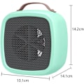 Miniatyrbillede 2 af 5: Elektrisk varmelegeme - energibesparende med beskyttelse mod væltning og overophedning til familiens badeværelser