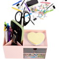 Miniatyrbillede 3 af 5: Pen Holder Desktop Organizer og tilbehør Multi-funktion blyant potte Desktop blyantholder Pen Organizer Desktop Organizer