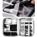 Miniatyrbilde 2 av 5: Reisekabeloppbevaringspose, elektronisk tilbehørs oppbevaringspose, universell reisegadgetpose, powerbank, USB-stasjon, lader harddisk (svart)