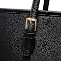 Miniatyrbillede 3 af 5: Damehåndtaske Laptop Tote Taske Stor PU Læder Skuldertaske Let Designer Computer Tote Taske Gave med Damehåndtaske