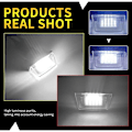 Miniatyrbillede 5 af 5: LED-nummerpladelys 12V 3528SMD 6500K Xenon Hvidt Baglygte til Peugeot 206 207 306 307 308 5008 Citroen C3 C4 C5 Berlingo SAXO XSARA Pic
