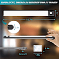 Miniatyrbilde 2 av 5: LED-sensor skaplys, bevegelsessensor LED-skaplys, under-skaplys kjøkkensensorlys skap nattlys for skap trapper