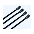 Miniatyrbilde 1 av 5: Gjenbrukbart plaststrammehalskjede 150mm x 4.8 mm, svarte rilsan halskjeder 100 stk, liten drivhuskabel, plastkabelbinder