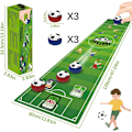 Miniatyrbillede 2 af 5: Familiefest bordspil, bordfodboldspil, bordcurlingspil, multifunktionelt bordshuffleboard (fodbold)