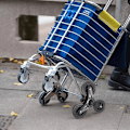 Miniatyrbillede 5 af 5: 1 par robuste vogn hjul, robuste hjul, monocycle, robust bagage, vogn hjul