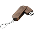 Miniatyrbillede 3 af 5: USB-flashdrev, 32GB avanceret roterende massivt træ high-speed USB 2.0-flashdrev, hukommelsespind datalagring, ophængt tommelfingerhjul med træetui