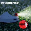 Miniatyrbilde 3 av 5: 2 stk LED Croc (farge: rød) skolykter, frontlykter for Croc, små lys, 2 stk morsomme Croc-frontlykter for sko, små LED-lys for voksne og barn Crocs G
