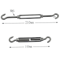 Miniatyrbillede 2 af 5: Skygge Sejl Hardware Kit - 304 Rustfrit Stål Sol Sejl Installations Kit - 6\" - til Installation af Rektangulære og Trekantede Skygge Sejl til Terrasse, Gar