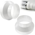 Miniatyrbillede 1 af 5: 2 stk. reduktionsstykke til ABS-kanaler kanaladapter 150 mm til 100 mm ventilationsreduktion til luftventilation luftudsugning