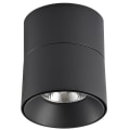 Miniatyrbilde 1 av 5: Svart justerbar overflate montert spotlight 7W LED Downlights taklampe justerbar vinkel taklampe COB-lampe, 360° roterbar (varm hvit 3000