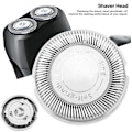 Miniatyrbild 3 av 5: 3 st Shaver Head Replacement Tillbehör i Stål Passar till Philips HQ42 HQ802 HQ5856 HQ182 HQ190 PQ216
