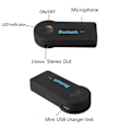 Miniatyrbillede 3 af 5: Car BT Bluetooth-modtager - håndfri opkald under opladning og lytning til 3,5 mm lyd Bluetooth-modtager