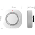Miniatyrbild 3 av 5: Tuya ZigBee trådlös smart rökdetektor, 360° induktionsrökdetektor, ljud- och ljuslarm, SMS-avisering, varning för lågt batteri, Mob