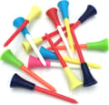 50 stk (tilfeldige farger) Plast Golf Skaft 3-1/4 Tommer Holdbare Gummi Sete Golf Skaft
