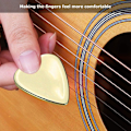 Miniatyrbild 2 av 5: Guld - 5 högkvalitativa metallgitarrplektrumtillbehör för akustisk, bas eller elgitarr.