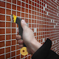 Miniatyrbild 5 av 5: Pro Grout Scraping Rake Tool, Tile Grout Hand Saw Angled Grout Clean Remover med 6 st Bladersättning för Kakelrengöring