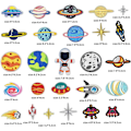 Miniatyrbilde 3 av 5: 21PCS Broderi Strykejern-på Patch, Rom Planet Astronaut Broderi Strykejern-på Patch, Strykejern-på Patches, Stoff Patch, Sy-på Patch for Klær T-skjorte Je
