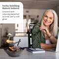 Miniatyrbillede 4 af 5: Dekorativ bordfontæne, hjemmedekorationslydmaskine med automatisk pumpe, dyb vask og naturlige flodsten. Indendørs zen-afslapning til kontor, stue