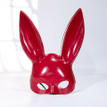 Miniatyrbillede 1 af 3: Rød Kvinde Maske Kanin Maske Sort One Size, Sort, One Size EU