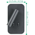 Miniatyrbilde 2 av 5: LED-vegglampe, nattbordslampe med bryter, justerbar spot for soveromsbelysning, varmt lys 13W--Hvit