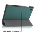 Miniatyrbilde 4 av 5: Samsung Galaxy S8 Universal Tablet Lærfutteral (Mørkegrønn) for Samsung Galaxy TAB S8 2022 modeller / S7 11 T870/T875 2020 modeller
