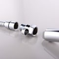 Miniatyrbillede 4 af 5: Brusehovedslange-adapter, messing, til/fra-ventil, kompressionsafspærringsventil 1/2\"