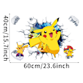 Miniatyrbillede 5 af 5: 3D Cartoon Wall Stickers Game Wall Decal Selvhæftende Wall Sticker til Pigeværelse Soveværelse Stue Kunst Hjem Indretning Størrelse：（40X60cm）
