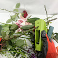 Miniatyrbilde 2 av 5: Grønne tang - Blomsterdekoratør blomsterdekorasjonsverktøy roser blomster pin tang pin blomster fjern blader spinner månesesong plast stikk