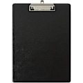 Miniatyrbillede 1 af 3: Karton clipboard med plastiklomme og klips med vægophængningssystem Format 23 cm x 32 cm til A4-format dokument sort farve.