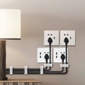 Miniatyrbillede 4 af 5: Kabelstyring, 50 stk. selvklæbende ledningsorganisator kabelklemmer til ethernetkabler og kabelstyringssystem til tv, pc, bærbar computer, skrivebord (hvid)