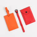 Miniatyrbilde 4 av 4: Bagasjelapper i skinn, 7 stk. bagasjelapper i PVC, bagasjelapper for reiser, koffert- og bagasjelapper, ID-lapper for visittkort, reisetilbehør (flerfarget)