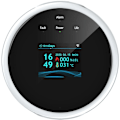 Miniatyrbild 1 av 5: WiFi gasläckagedetektor och LCD väggalarm väggapp intelligent Wi-Fi naturgastestare/LPG-alarm Summer för hem skrivbord (EU)