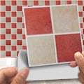 Miniatyrbild 4 av 5: Set med 18 transferdekaler för mosaikplattor, för badrum, kök, hus (10 cm x 10 cm) (mts007)