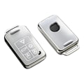 Miniatyrbillede 1 af 4: Til V40 V60 Bilnøgleetui Automatisk Tilbehør Tpu Nøgle Fob Voksen Seks Nøgler Hvid
