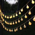 Miniatyrbilde 2 av 5: Solcellelyssnor LED-belysning Teltlys Atmosfærelys USB Små lyssnor 10M 80LED