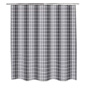 Miniatyrbild 1 av 4: Duschdraperi Vattentät Förtjockad Polyester Duschdraperi Grått Rutnät Används för att Dekorera Badrumsgardiner (150cm Bredd x 180cm Höjd)