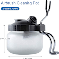 Pikkukuva 3 / 4: Puhdistussarja airbrushille, sisältää puhdistusharjat, kalvaimen ja puhdistusastian airbrushille