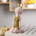 Miniatyrbillede 4 af 5: 4 stk. fe-bilpynt, søde pynt, moderigtige pigeharpikshåndværk, bilens midterkonsolpynt til piger