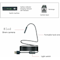 Miniatyrbillede 2 af 5: Industriel WiFi Endoskop 5.0 Megapixel HD IP68 Boreskop Vandtæt 8 Justerbar LED Inspektionskamera 600mAh Batteria til Android, iOS 4.2 (over