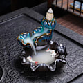 Miniatyrbillede 2 af 3: Lille lotus røgelse brænder ornamenter keramik røgelse indsats røgelse brænder hjem håndværk ornamenter