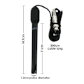 Miniatyrbillede 2 af 5: Lang pH-elektrode med BNC-stik, 300 cm kabel, 0-14 pH til pH-meter, pH-controller, pH-enhed, økonomisk sensor
