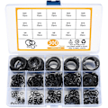 Miniatyrbild 1 av 4: 300 Delar E-clips Extern Låsring Kit, Snap Circlip Sortiment, Circlip Låsringar, M4-M28