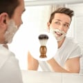 Miniatyrbillede 4 af 4: 1 stk. barberkost, badge i massivt træ, håndlavet i ægte grævlingehår, blød hud, til fugtig barbering med barberkniv