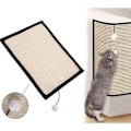 Miniatyrbillede 1 af 4: Katte kradsemåtte til tæpper, horisontal kradsemåtte, anti-tab horisontal og vertikal kattekradser, til væg og hjørne, beskytter møbler og sofaer, (30