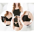 Miniatyrbillede 4 af 5: Kvinders Snap-On Lace Camis 3-pak Sort, Hvid, Blå