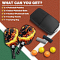 Miniatyrbild 2 av 5: Fiberglas pickleball racket utomhus sport is handduk set